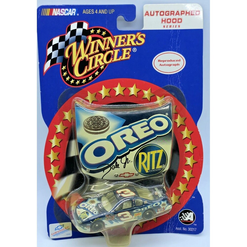 NASCAR Winners Circle Dale Earnhardt Jr #3 Oreo Ritz Autographed Hood 1:64